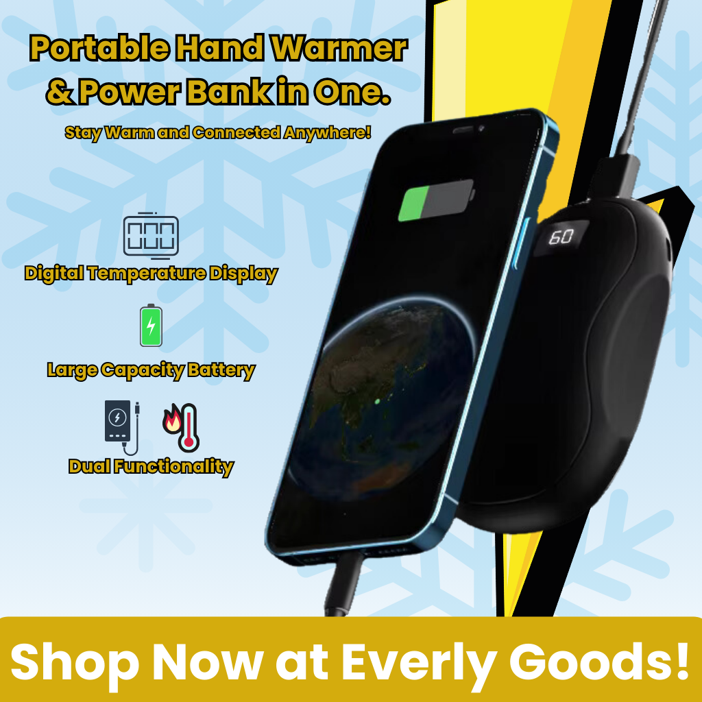 Hand Warmer & Power Bank – Portable Winter Essential (5000mAh)